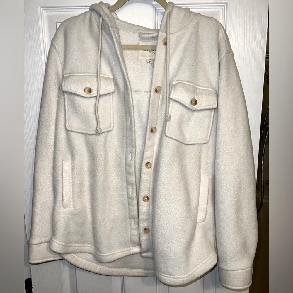 Off-white Fleece Shacket